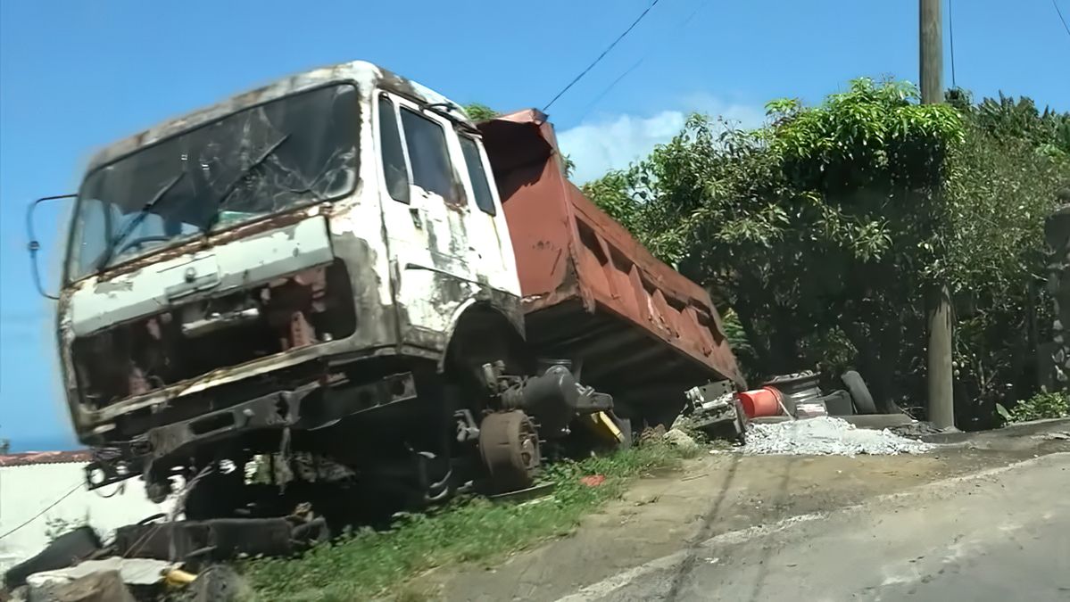 Disabled Heavy Equipment